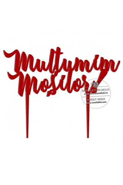 Decoratiuni Dulci Επικάλυψη από πλεξιγκλάς |   Ευχαριστώ τους μοσιλούς - Γκάλ...