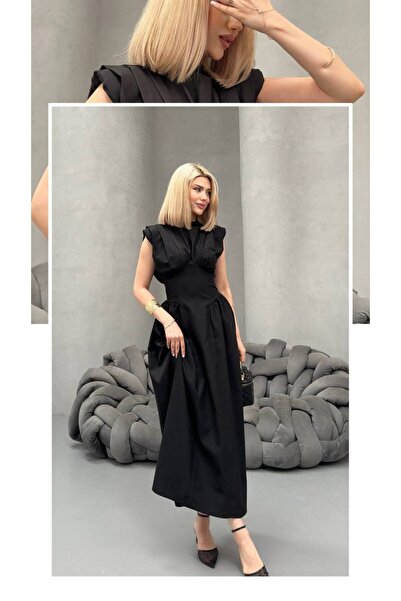 Paraf style Κομψό βραδινό φόρεμα με ντραπέ σχέδιο, μήκους μίντι