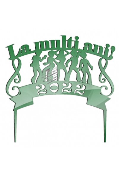 Decoratiuni Dulci Τοπέρ Λα πολλά ετών! ... AN NOU - Πράσινος καθρέφτης