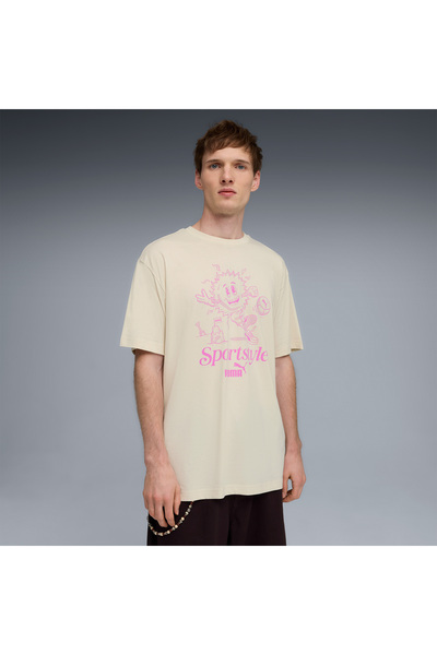 Puma Graphic Men's White T-Shirt
