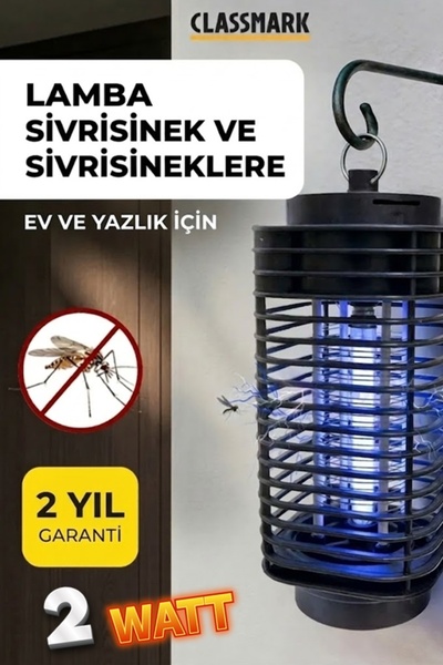 xolo 2W Elektrikli Sinek Öldürücü Lamba UV Sivrisinek Kovucu Ev Bahçe İçin Et...