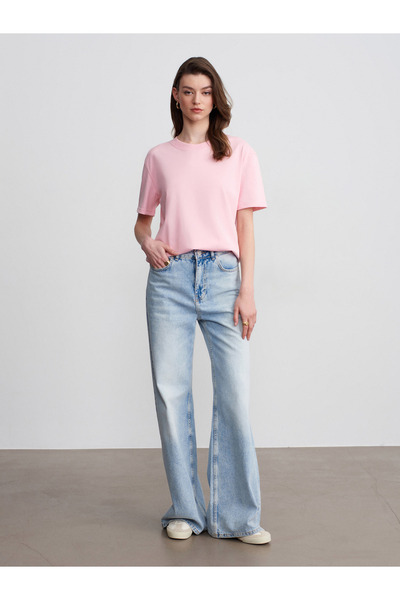 Dilvin 30312 100% Cotton Crew Neck T-Shirt