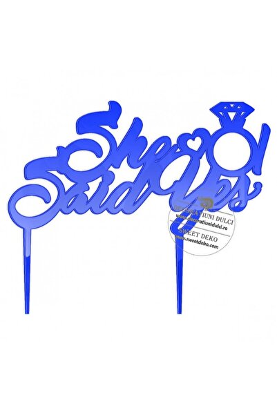 Decoratiuni Dulci Τοπέρ, είπε ναι, πλεξι - Αλμπάστρου