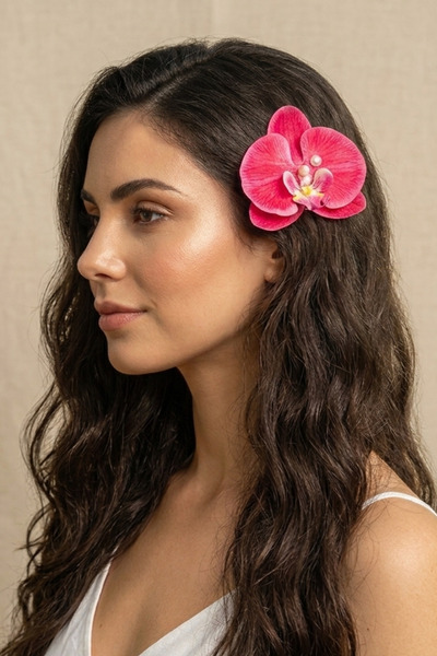 PETEK AKSESUAR ΚΟΥΜΠΩΜΑ ΜΕ ΠΕΡΛΕΣ ΣΕ ΣΧΕΔΙΟ ΟΡΧΙΔΕΑΣ