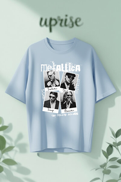 Vordevia Μπλουζάκι Oversize από βαμβάκι με στάμπα Metallica