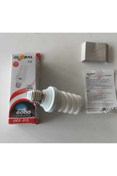Global Gün Işığı 15W Tasarruflu Ampul - 75W Gücünde E27 Duy 2700K Sıcak Sarı ...