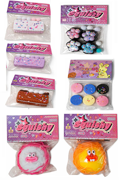 Pofika Figürlü Sukuşi Stres Oyuncağı Eğitici Squishy Moj Moj Rastgele 1 Adet ...