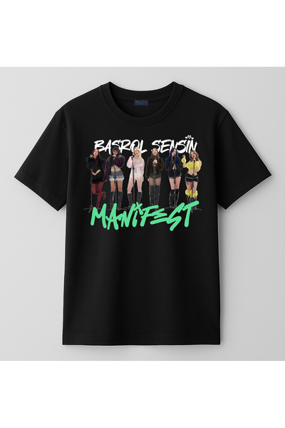 BLITZIST Manifest Başrol Sensin Tasarım Baskılı Tişört (4-13 Yaş)