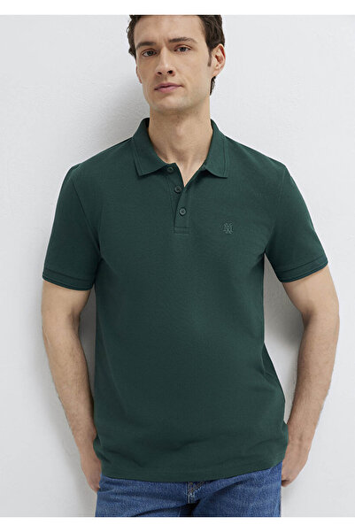 Mavi Ανδρικό μπλουζάκι πόλο βασικού πράσινου χρώματος M064946-85173