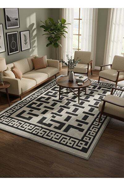 Pimula home Etnik Desenli Kilim – Dekoratif Salon & Oturma Odası Halısı