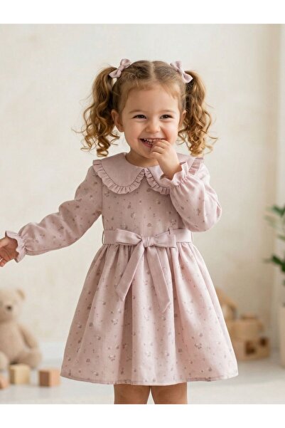 Cherrys Bebek Rochie pentru fete cu volane la guler