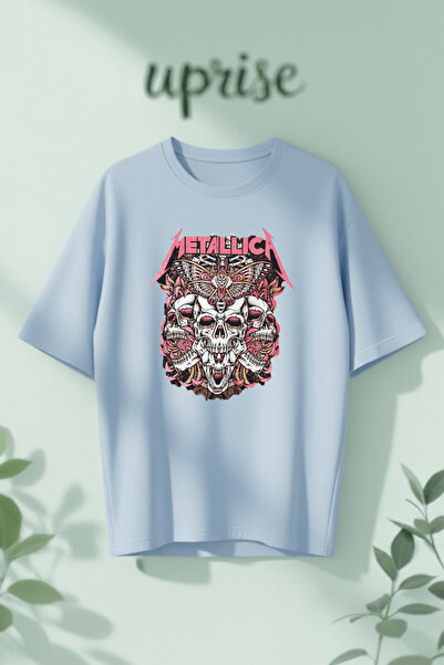 Vordevia Μπλουζάκι Oversize από βαμβάκι με στάμπα Metallica