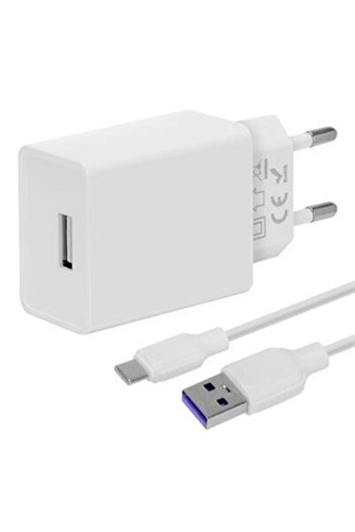 OBAL:ME Φορτιστής τοίχου USB-A 10W + Καλώδιο USB-A/USB-C 1μ Λευκό