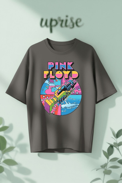 Vordevia Pink Floyd Printed Cotton Oversize T-Shirt
