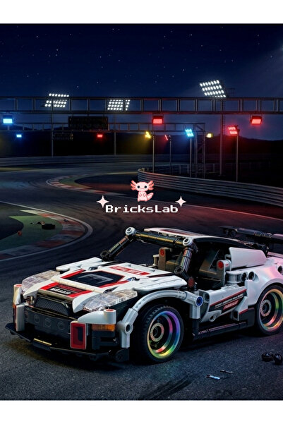 Bricks Uzaktan Kumandalı Mini Yarış Arabası Seti – RC Spor Araba Lego Uyumlu ...