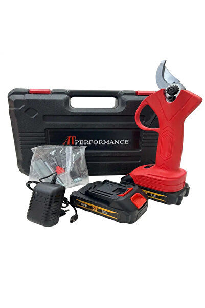 AT Performance Ηλεκτρικό ψαλίδι με 2 μπαταρίες, ασύρματο, λεπίδα από ανθρακού...