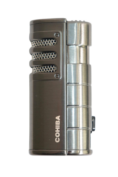 COHİBA 3 Torch Pürmüz Delicili Gunmetal Puro Çakmağı