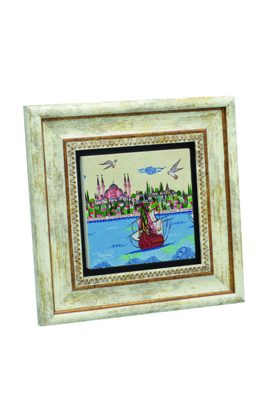 Sadrazam Εκτύπωση σε πέτρα με σχέδιο την Τζαμί της Αγίας Σοφίας 20X20KRT-8