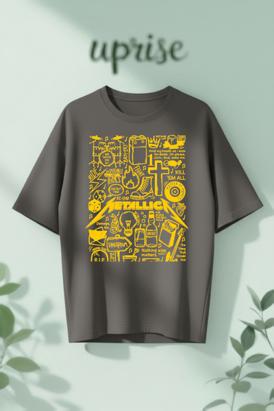 Vordevia Metallica Printed Cotton Oversize T-Shirt