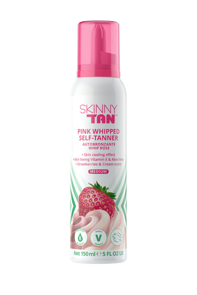 Skinny Tan , Strawberry Spumă Autobronzantă Graduală, 150ml