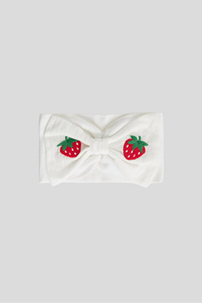 GB Baby Baby Girl White Bandana