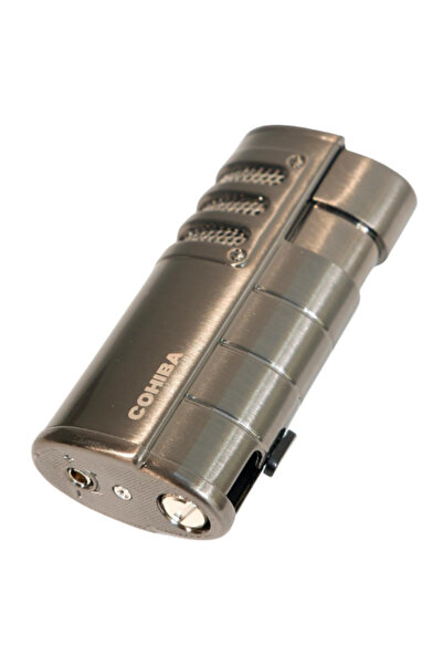 COHİBA 3 Torch Pürmüz Delicili Gunmetal Puro Çakmağı