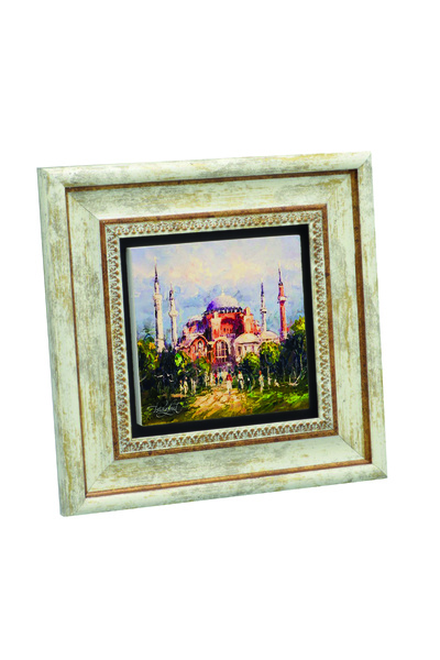 Sadrazam Εκτυπωμένος πίνακας από φυσική πέτρα του Κατασκευασμένου Ναού της Αγ...