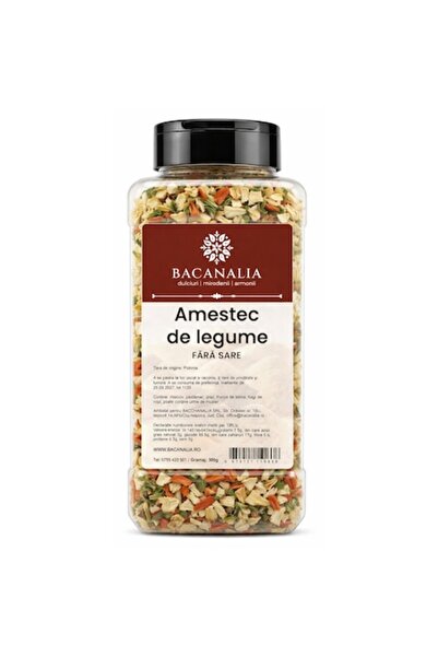 Bacanalia Αποξηραμένο Μείγμα Λαχανικών Μπακανάλια, Χωρίς Αλάτι, 300γρ