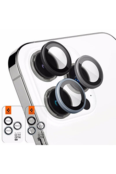 Spigen Γυαλί EZ Fit Optik Pro 2 Pack, zero one - iPhone 15 Pro/15 Pro Max/14 ...