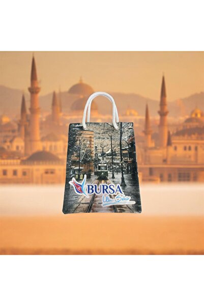 desio BURSA TRAMVAY DESENLİ OMUZ ÇANTASI