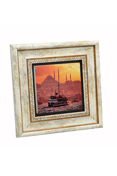 Sadrazam Εκτυπωμένος πίνακας από φυσική πέτρα με φωτογραφία του Τζαμιού Σουλε...