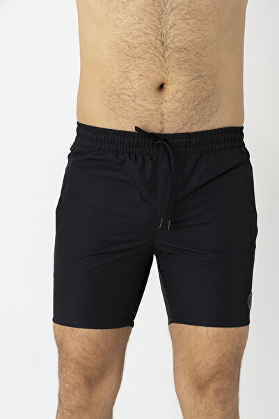 Crozwise Ανδρικό σορτς Parachute Marine Μαύρο 3207-10
