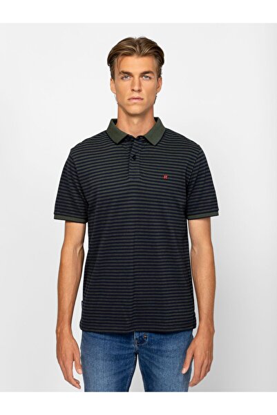 Heavy Tools Tricou polo verde DABLISH pentru bărbați, mărimea M