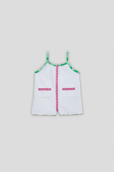 GB Baby Baby Girl White Overall