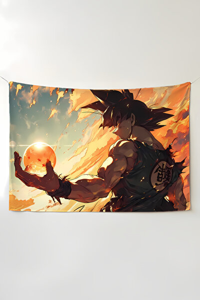 Charmbi Κάλυμμα τοίχου Dragon Ball Goku Anime – Υπερμεγέθης ταπετσαρία διακόσ...