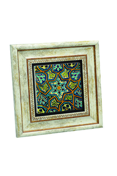 Sadrazam Εκτύπωση σε φυσική πέτρα με μοτίβο Μιχράπ του Πράσινου Τζαμιού της Μ...