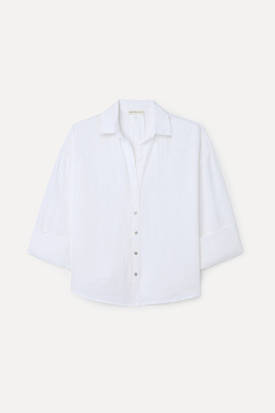 Mudo Oversize Short Sleeve Linen Shirt