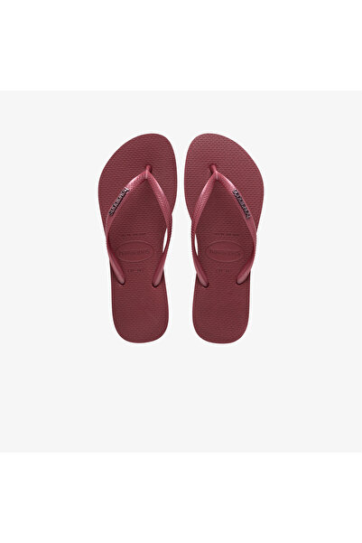 Havaianas شبشب شاطئ نسائي من فيشين بشعار SLIM LOGO METALLIC
