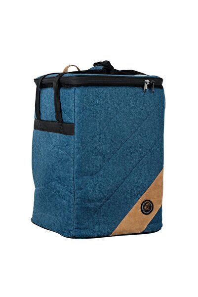 Ortega OGBCJ-OC Ocean Blue Cajon Case – Padded Canvas with Suede Trim