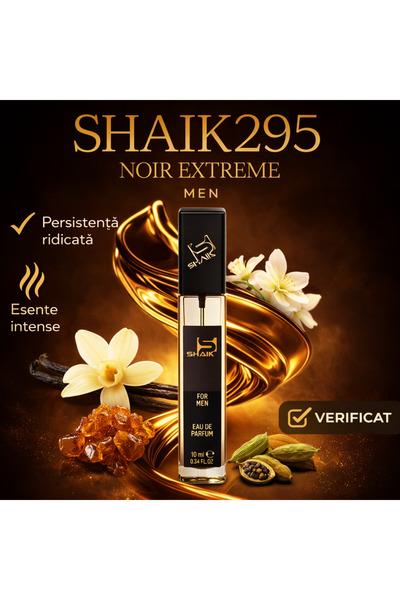 Shaik Eau de Parfum 295 Ανδρικό Ανατολίτικο Ξυλώδες, Επίμονο, Κομψό και Έντον...