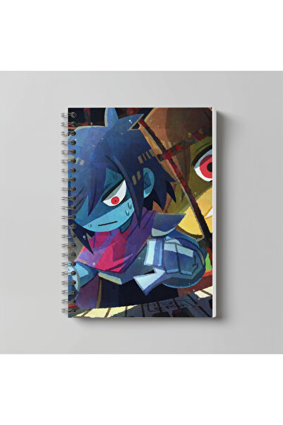 nihonwosekai Caiet Deltarune Anime, format A4, 60 de coli, fără linii, cu car...