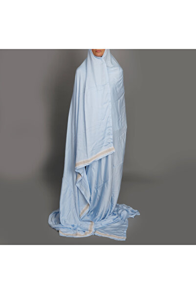 Dakakeen Concept Luxury Prayer Sheet – Elegant Sky Blue Lightweight Soft Fabr...