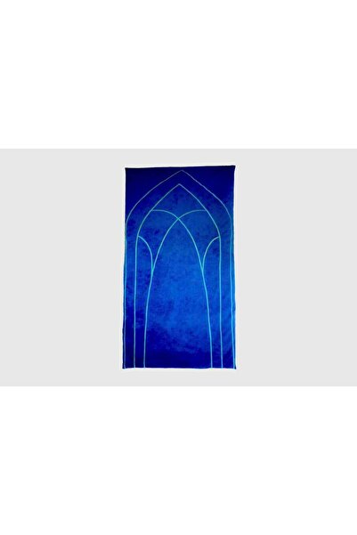 Dakakeen Concept Premium Velvet Prayer Mat – Luxurious Soft Mat Silk Arabesqu...