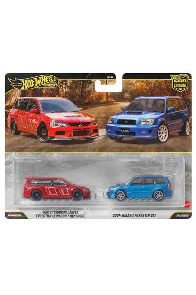 HOT WHEELS 1:64 Premium Car Culture 2'li Paket HBL96 - Jhw46 2005 Mitsubishi ...
