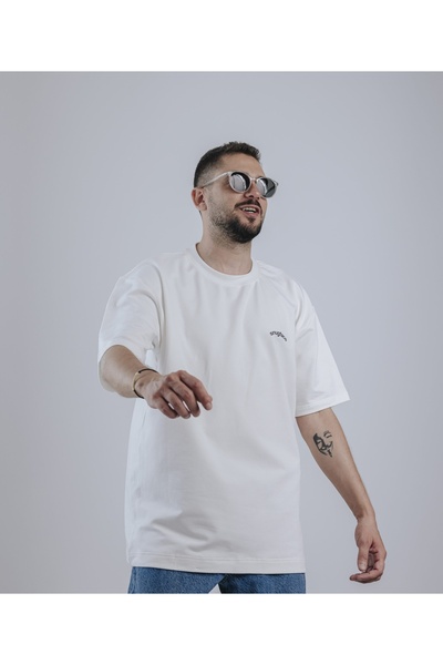 Snugface تيشيرتات رجالية مطبوعة كبيرة الحجم، أبيض، SF15-3WHT، مقاس-S