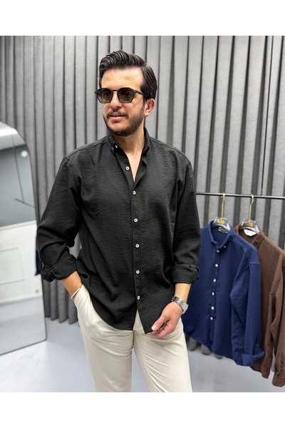 Avni Ceylan Men's Basic Modern Summer Fresh Shirt