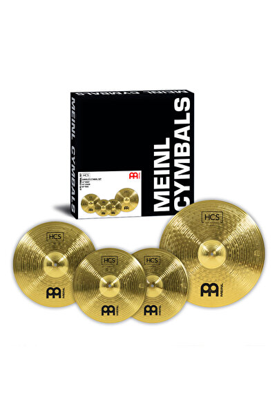 MEINL HCS141620 Σετ Κυμβάλων MS63 — 14 " Hi-Hat, 16 " Crash, 20 " Ride