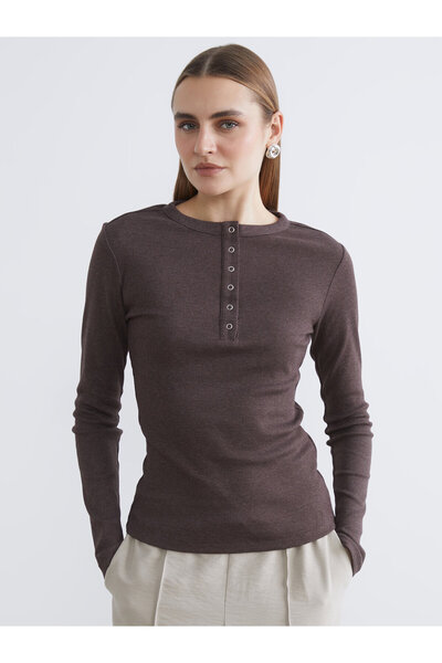 LC Waikiki Bodysuit reiat pentru femei cu decolteu rotund