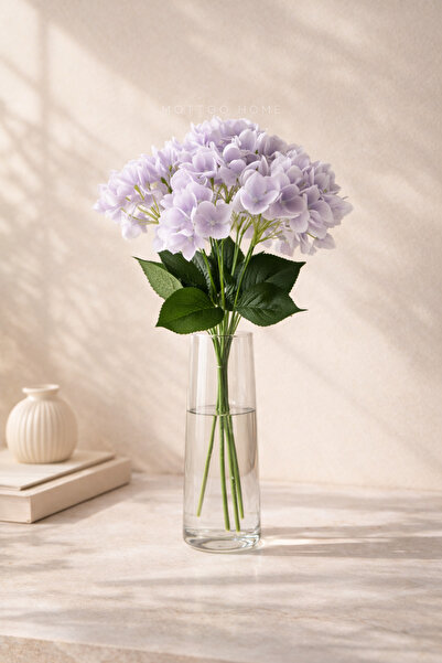 Mottogo Artificial Hydrangea Flower Bouquet Decorative Living Room Table Cons...