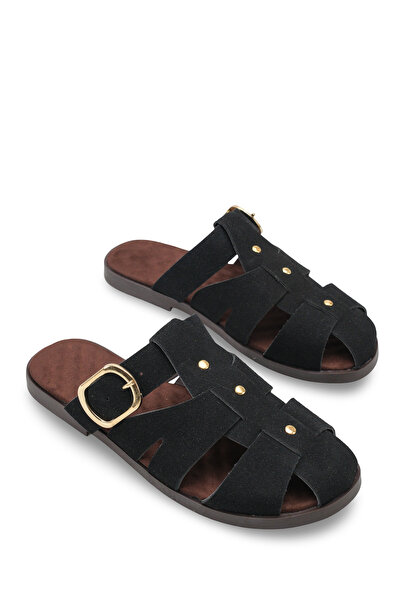 Riccon Elara Gioia Women's Slippers 001212 Black